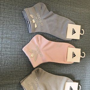 Adidas purple pink light color socks